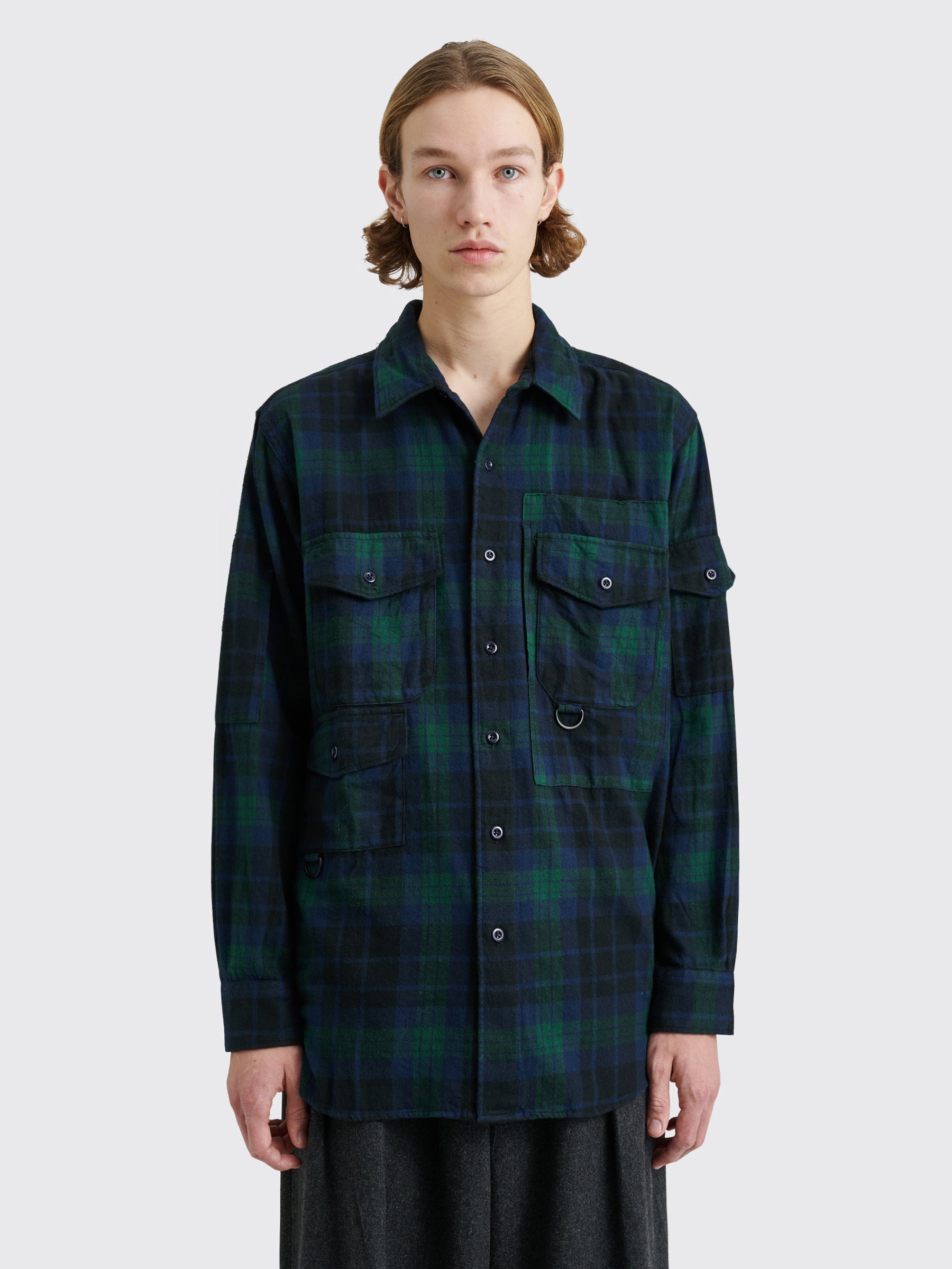 Engineered Garments Trail Shirt Cotton Flannel Blackwatch