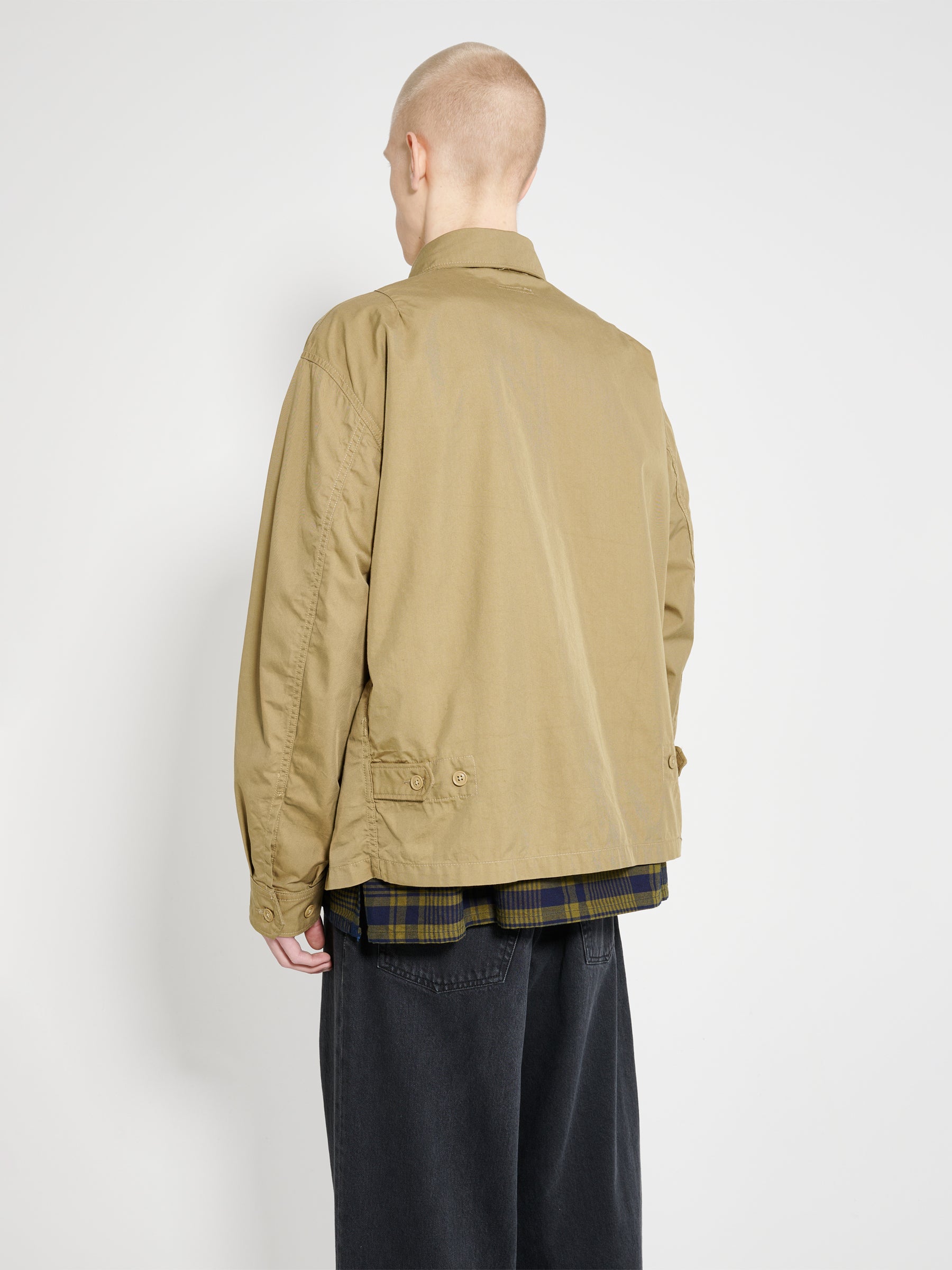 Engineered Garments Claigton Jacket Khaki Nyco Twill