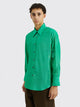 ERL Taffetas Button Down Shirt Green