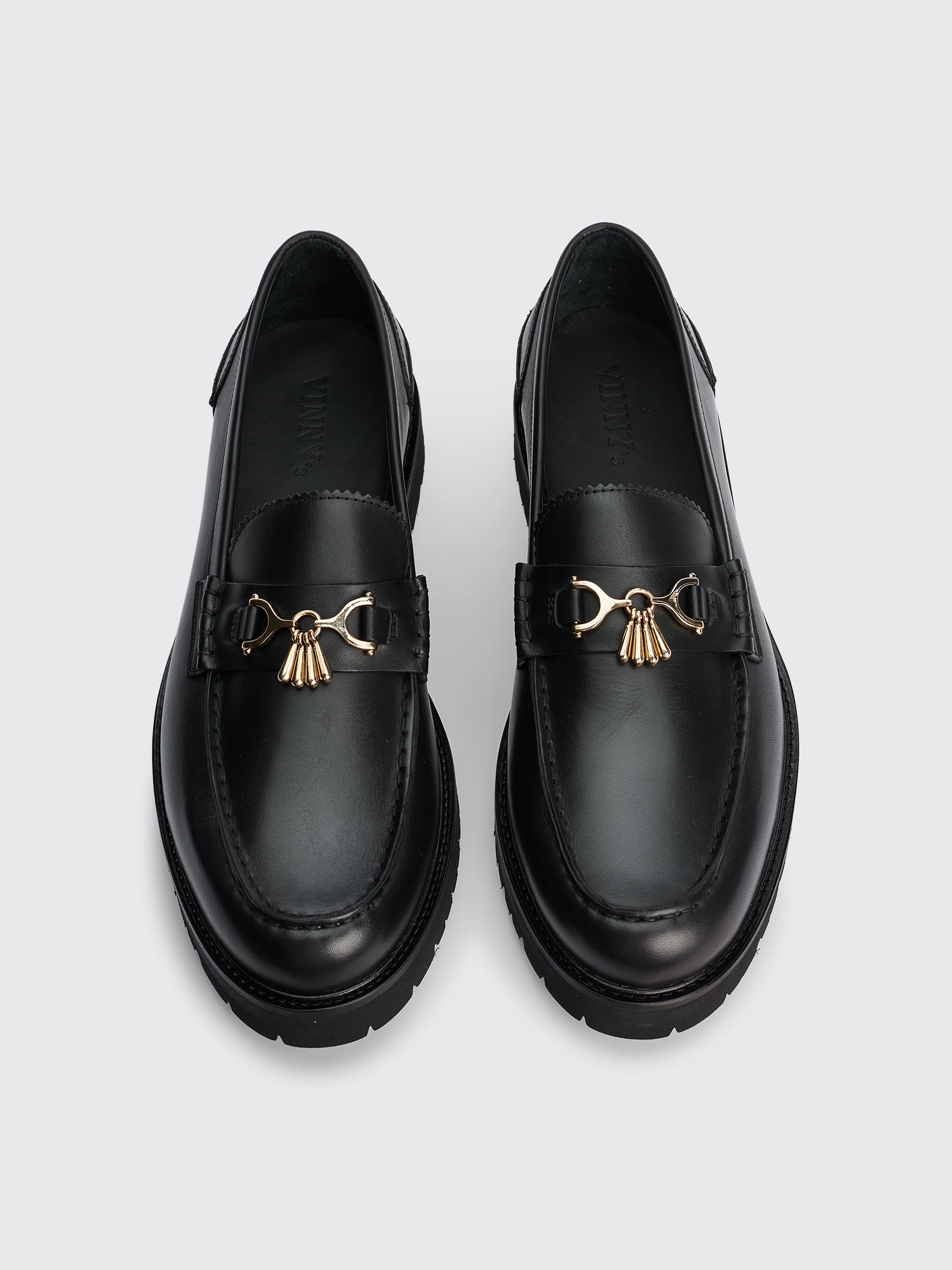 VINNY’s Palace Snaffle Loafer Black