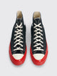 Comme des Garçons Play x Converse Chuck 70 Hi Black / Red