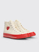 Comme des Garçons Play x Converse Chuck 70 Hi White / Red