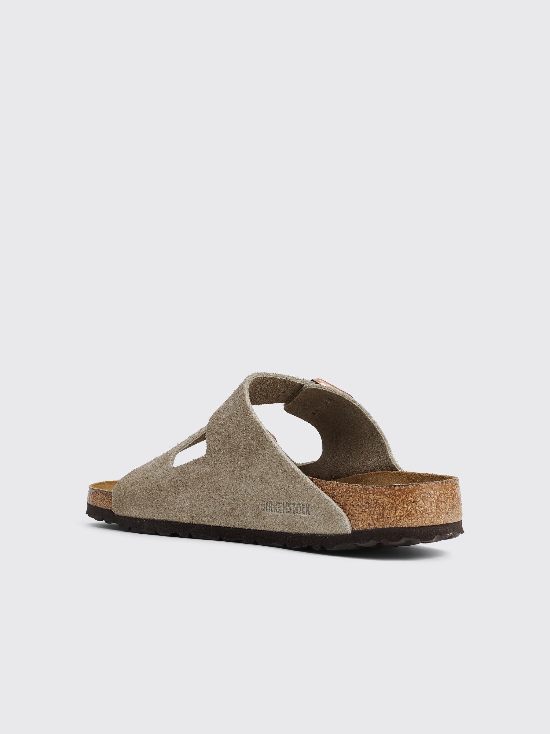 Birkenstock Arizona SFB Suede Sandals Taupe