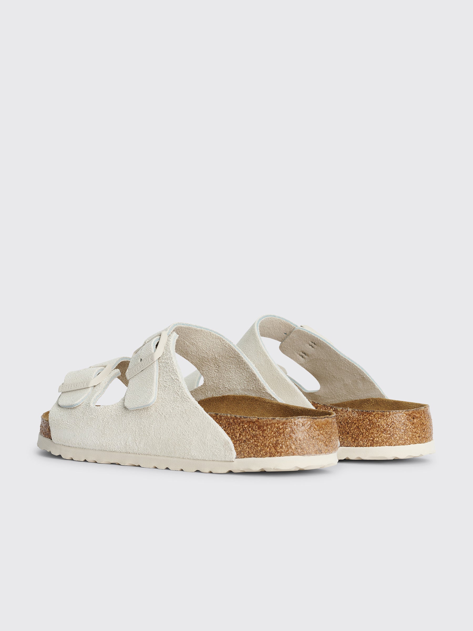 Birkenstock Arizona Suede Antique White