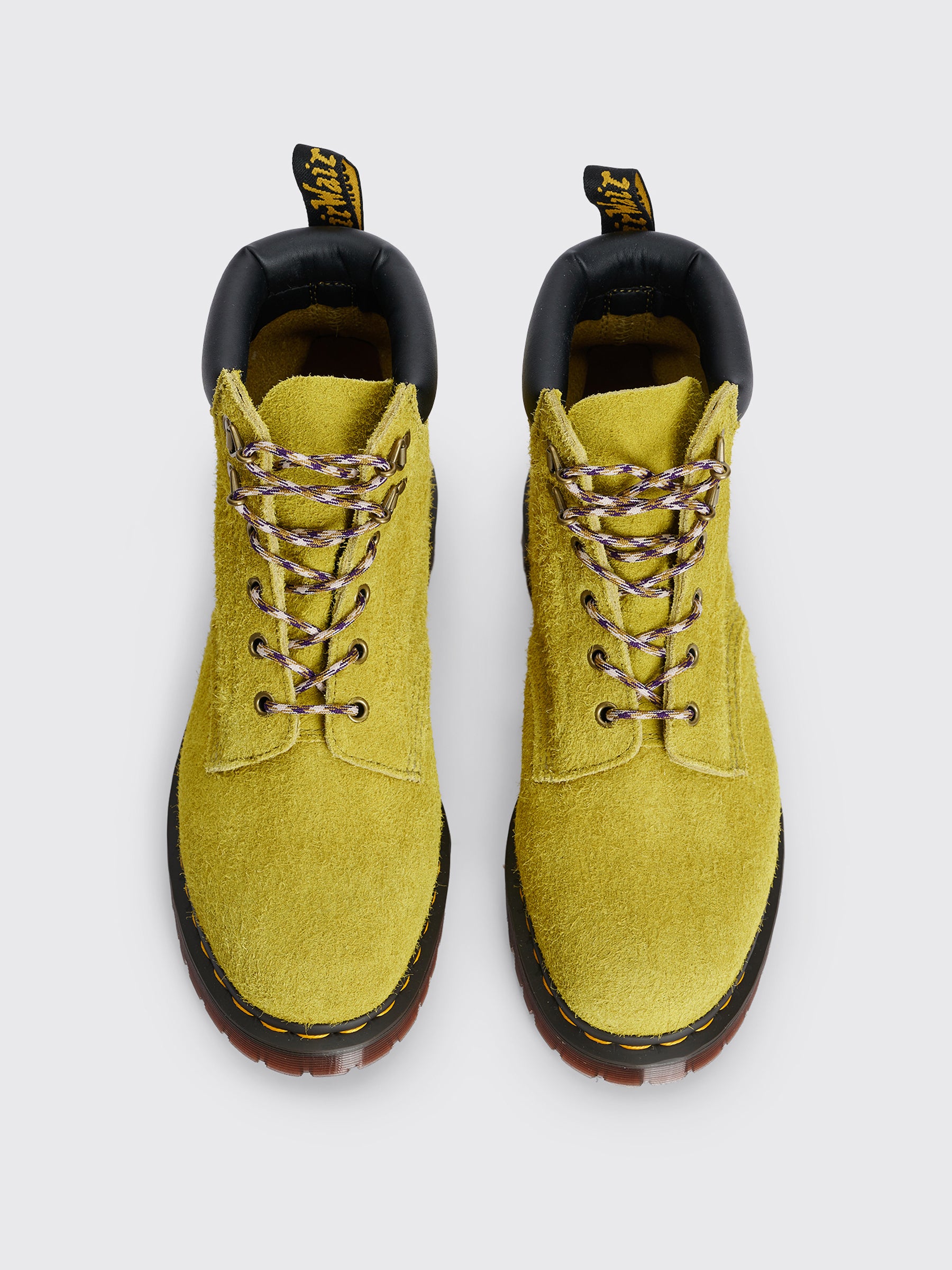 Dr. Martens 939 Boots Long Napped Suede Moss Green