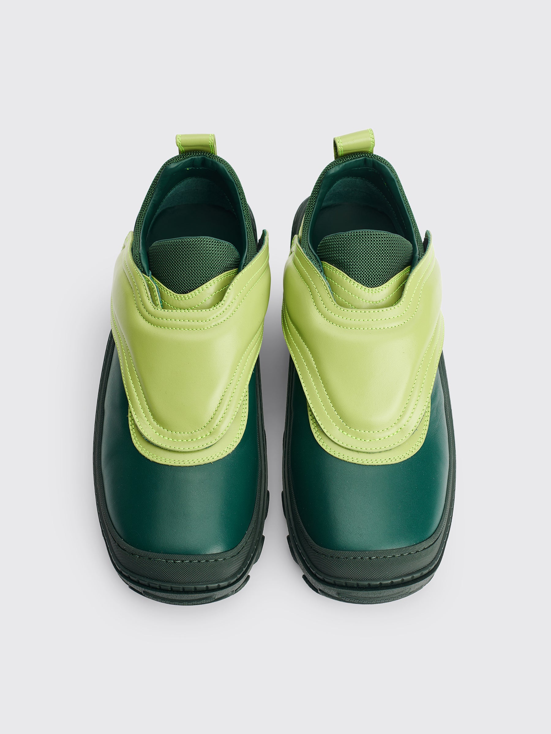 Kiko Kostadinov Tonkin Strap Shoe Leather Lime / Serpentine