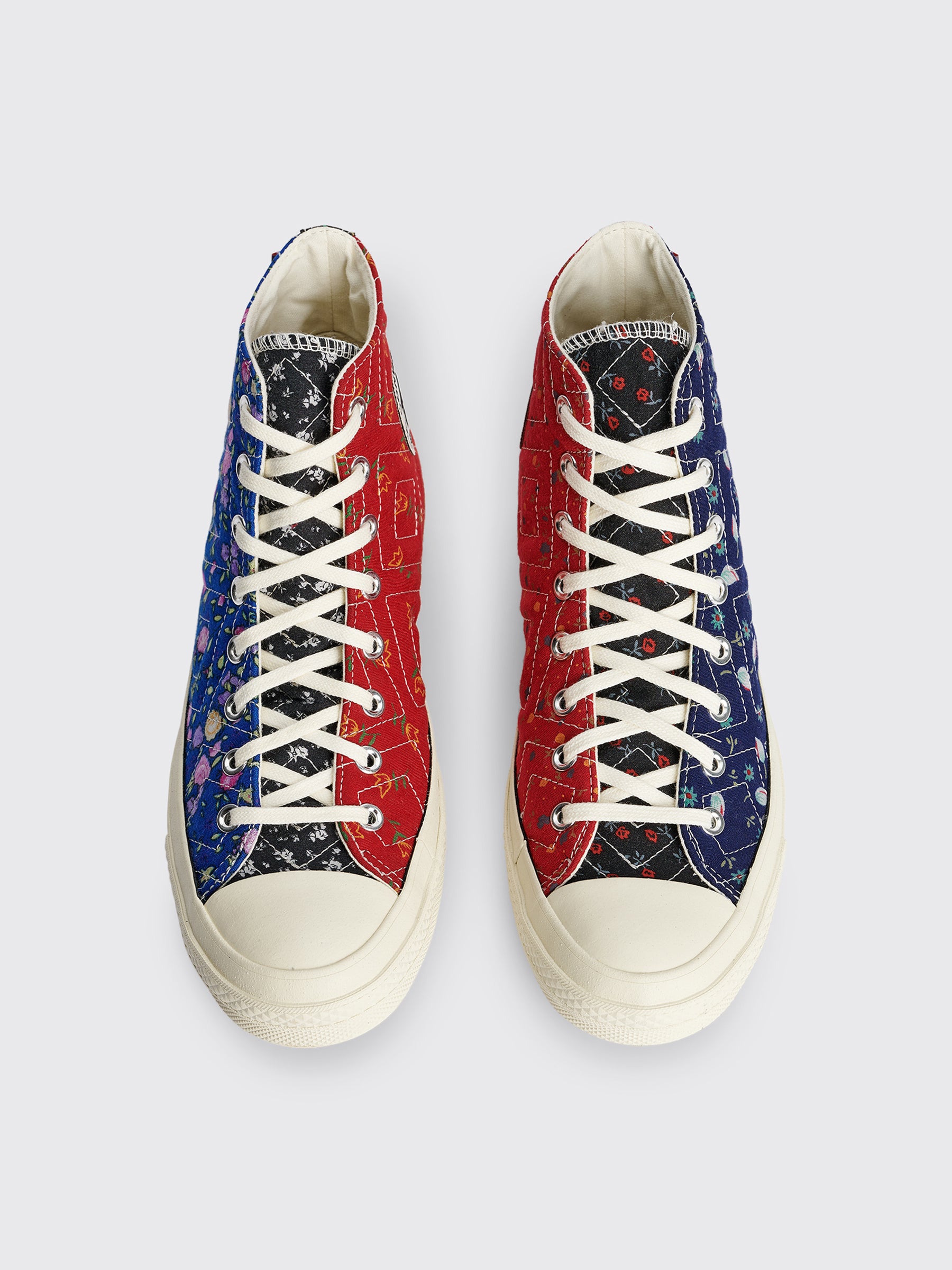 Converse x Beyond Retro Upcycled Floral Chuck 70 Hi Black / Red / Blue