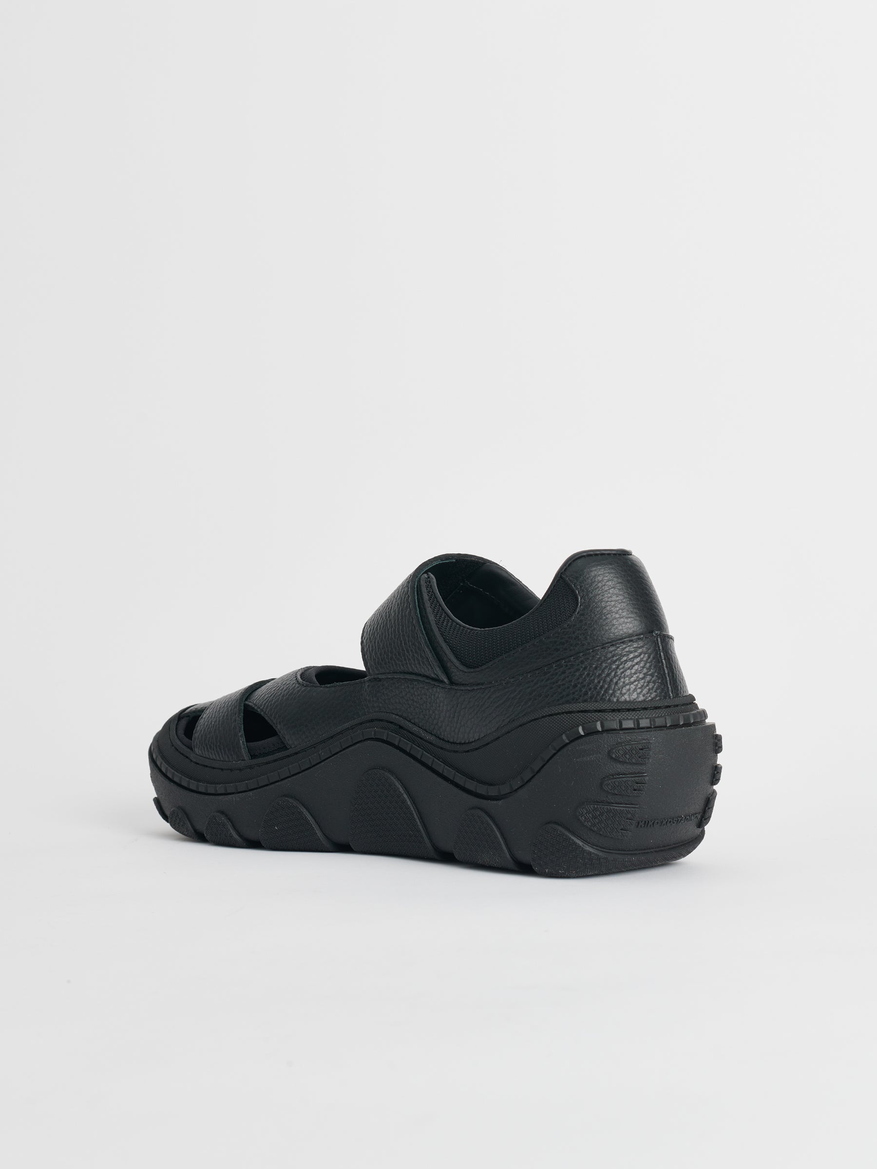 Kiko Kostadinov Sandal Hybrid Black Soot
