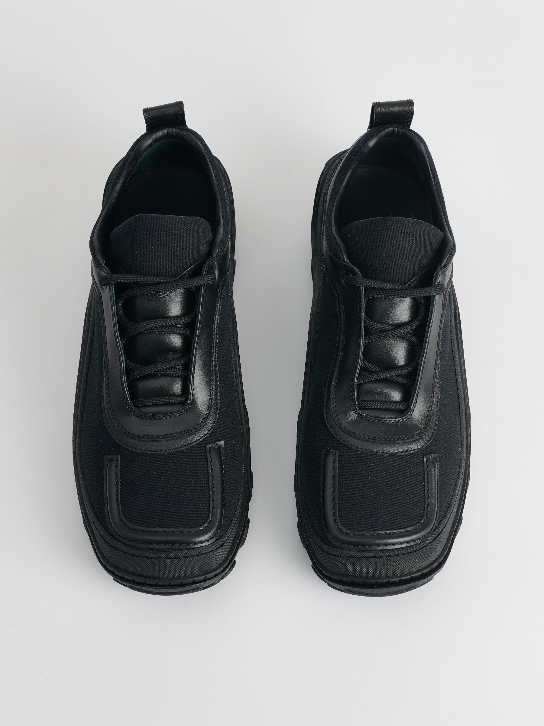 Kiko Kostadinov Tonkin Canvas Shoes Black Slate