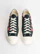 Comme des Garçons Play x Converse Chuck 70 Low Multi Hearts Black