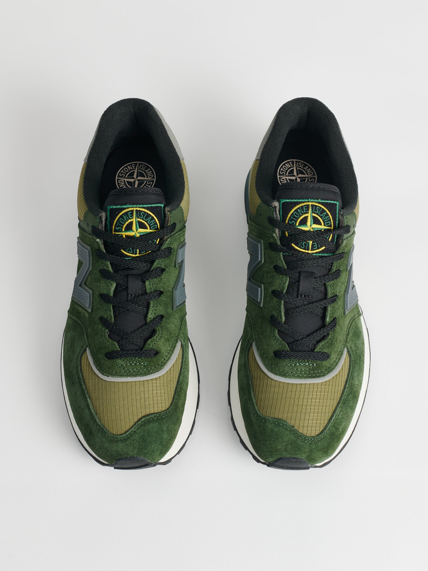 New Balance x Stone Island 574v1 Dark Green / Brown