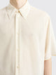 Jil Sander Relaxed Sheer Cotton Shirt Natural