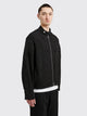 Jil Sander Zippered Short Blouson Jacket Black
