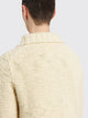 Jil Sander Pure Wool Zip Cardigan Bone