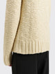 Jil Sander Pure Wool Zip Cardigan Bone