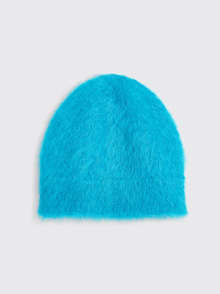 Jil Sander+ Generic Mohair Beanie Cyan Blue – Très Bien