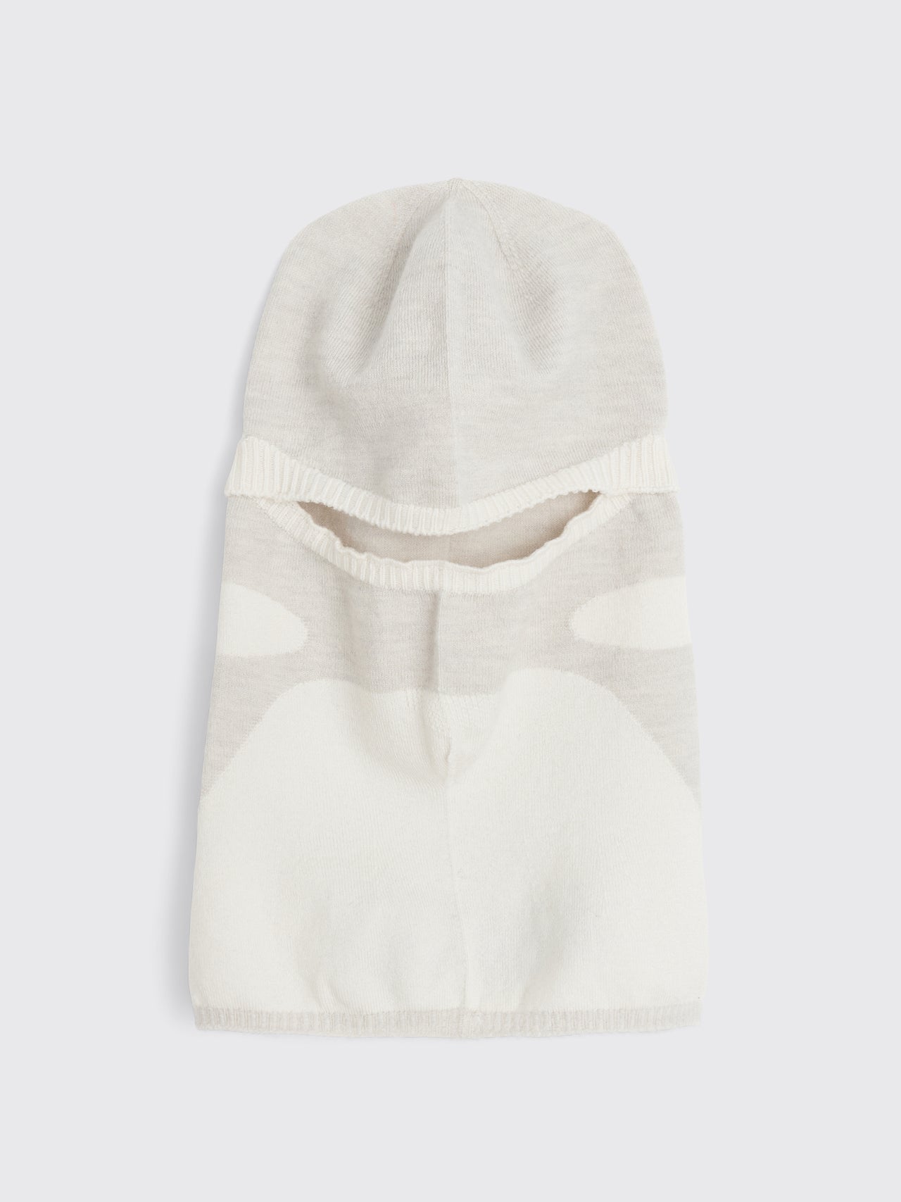 _J.L-A.L_ Wool Knit Balaclava White