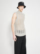 _J.L-A.L_ Redos Knitted Vest Silver Grey