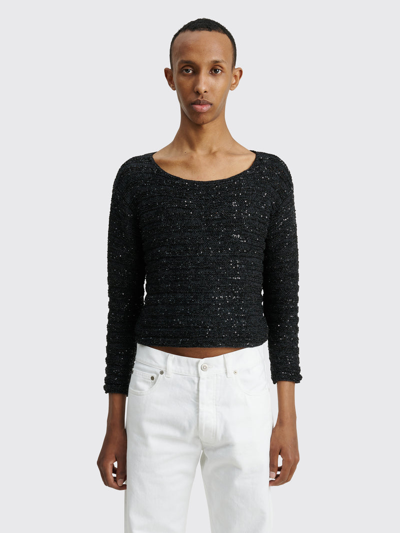 Judy Turner - luc cropped sweater black