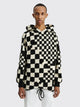 Judy Turner PI Hooded Sweater Black / White
