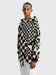 Judy Turner PI Hooded Sweater Black / White