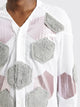 Kiko Kostadinov Danh Applique Shirt Frost White