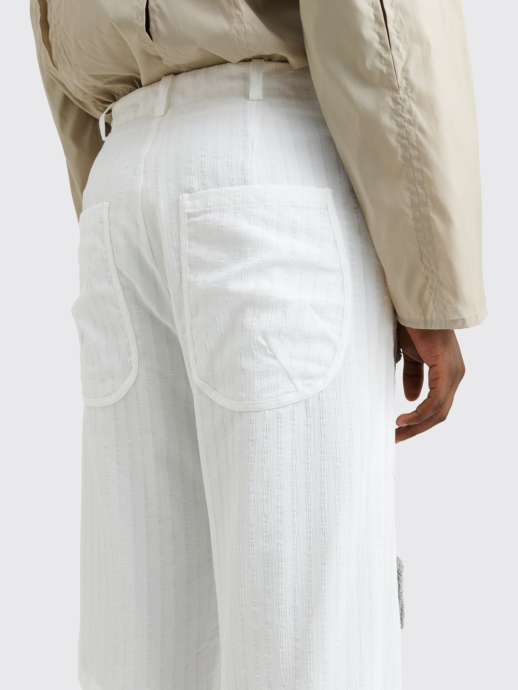 Kiko Kostadinov Danh Convertible Trouser Frost White / Dove Grey