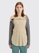 Kiko Kostadinov Solon Hooded Top Melange Jersey Desert Beige / Ash Grey