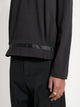Kiko Kostadinov Wrapped Collar Jersey Jet Black