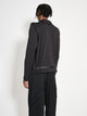 Kiko Kostadinov Wrapped Collar Jersey Jet Black