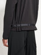 Kiko Kostadinov Wrapped Collar Jersey Jet Black