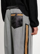 Kiko Kostadinov Ugo Side Trouser Iron Grey / Ochre