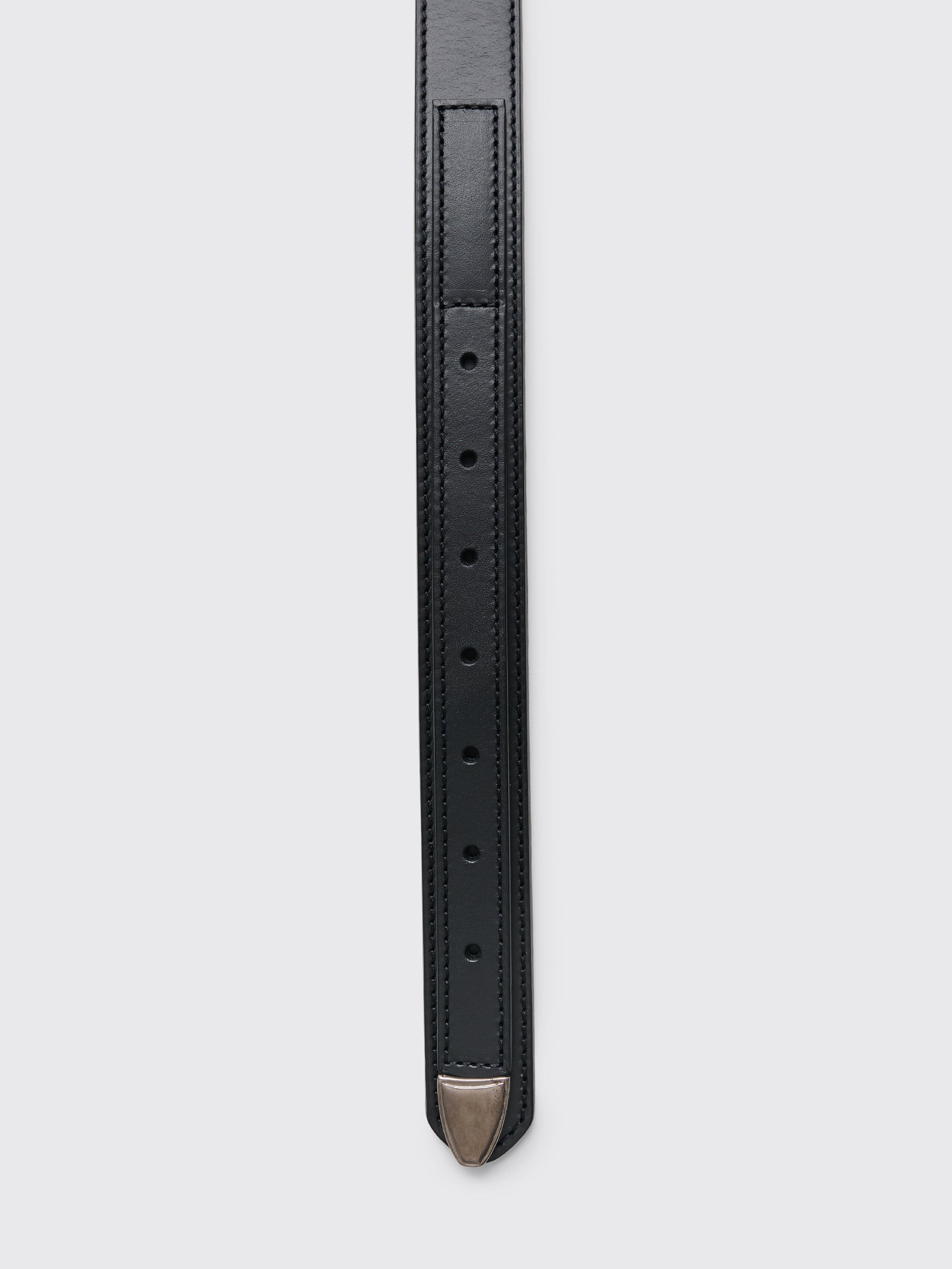 Lemaire Minimal Western Belt Black