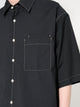 Lemaire Double Pocket Short Sleeve Shirt Black