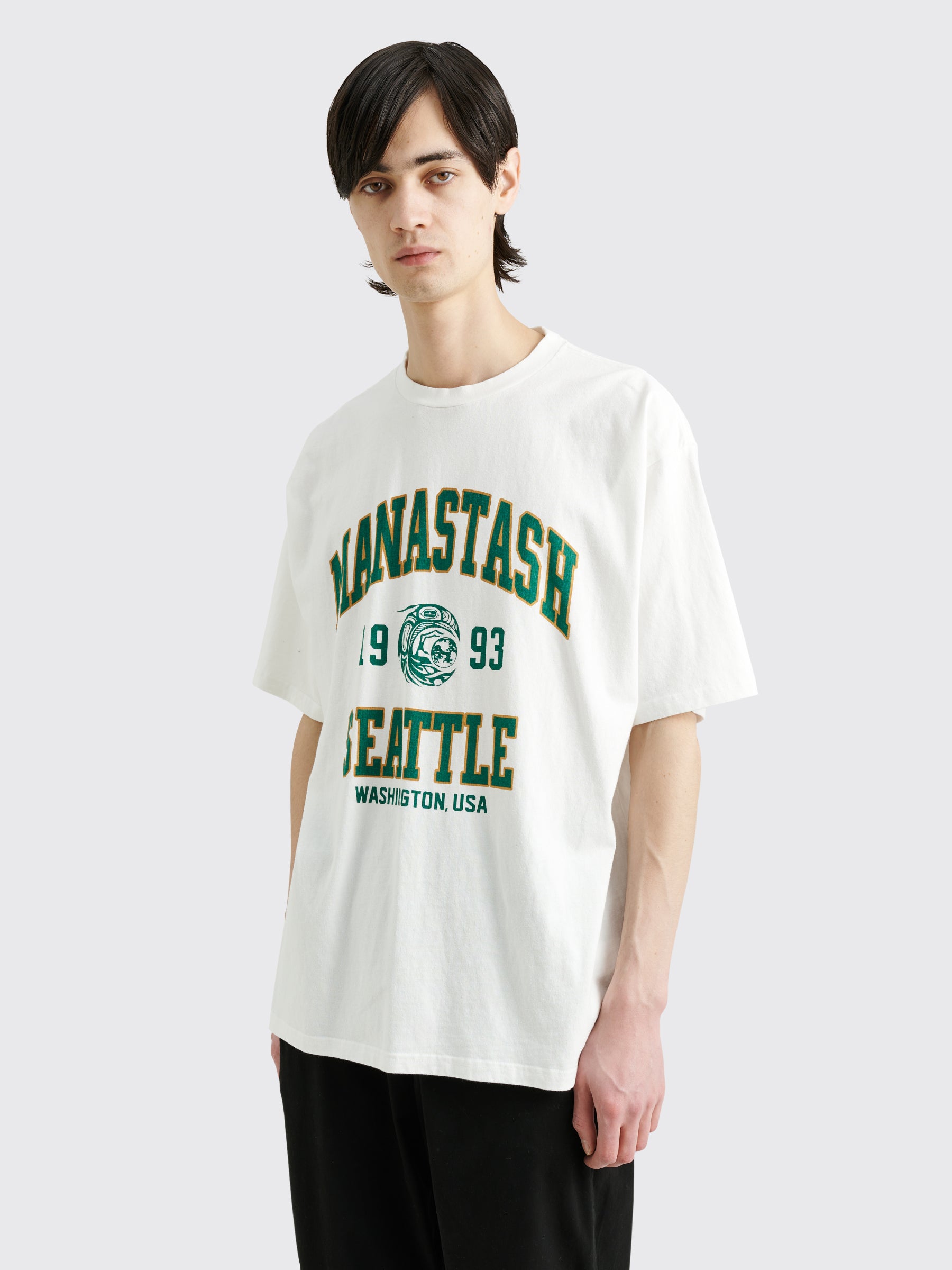 Manastash RE:CTN College T-shirt White