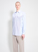 Maison Margiela Long Sleeved Shirt White Blue