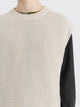 Margaret Howell MHL Crew Neck Slipover Utility Wool Chalk