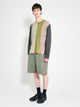 Margaret Howell MHL Pull Up Shorts Cotton Hemp Twill Uniform Green