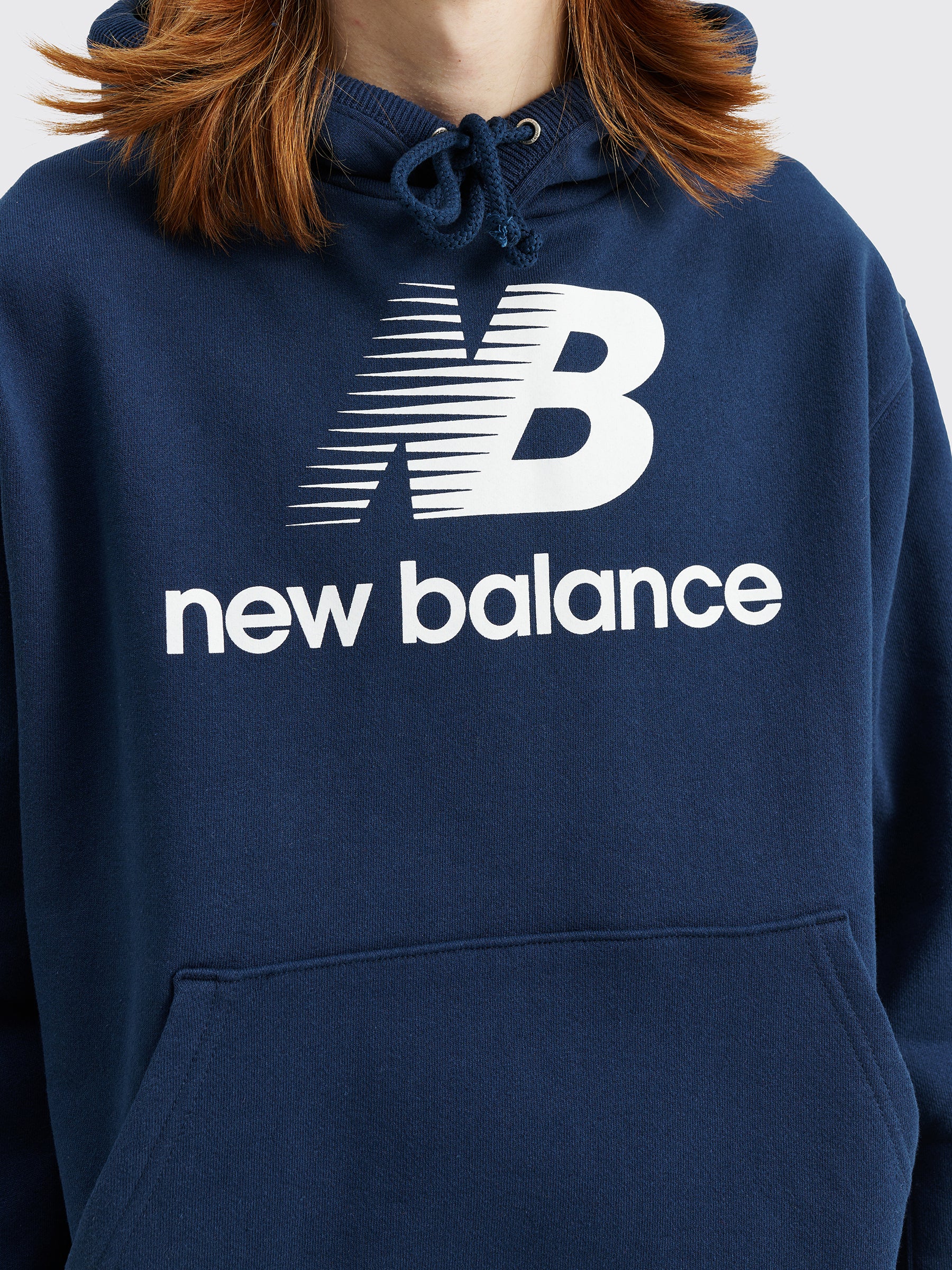 New Balance Made in USA Logo Hoodie Navy