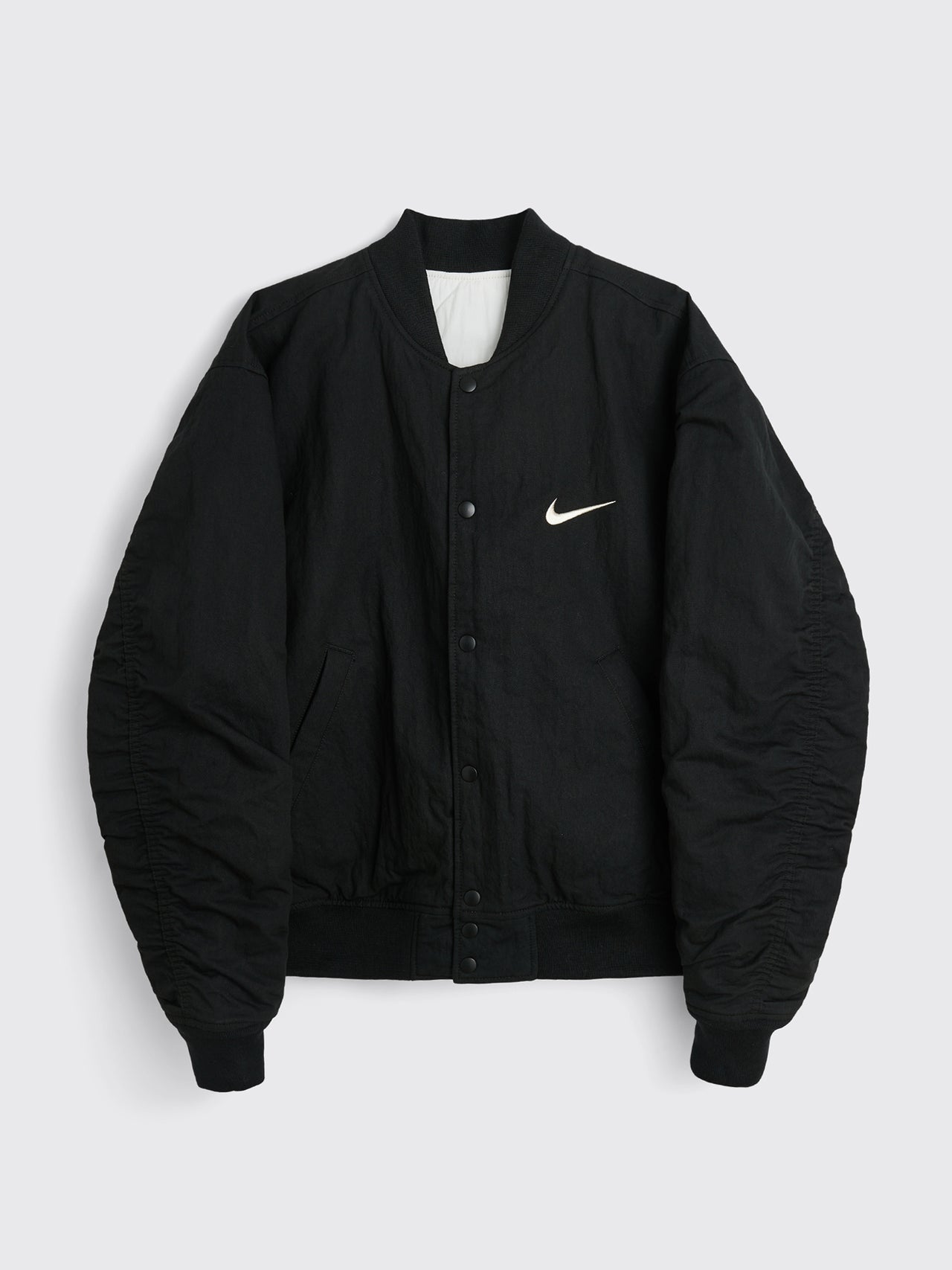 Nike x Stüssy Reversible Flight Jacket Black / Sail