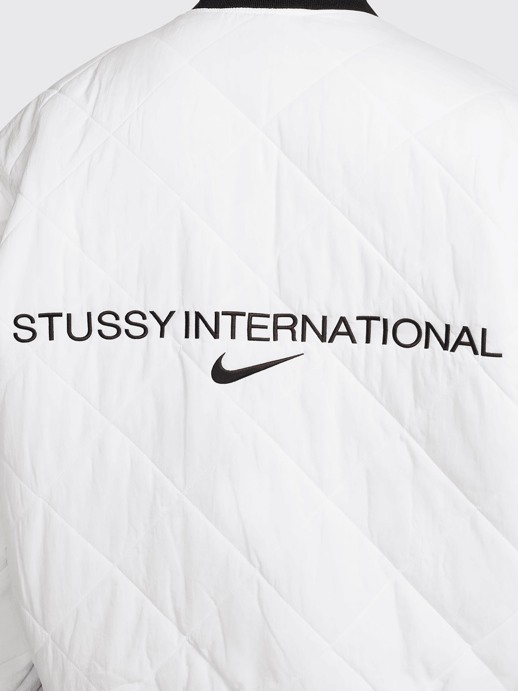 Nike x Stüssy Reversible Flight Jacket Black / Sail