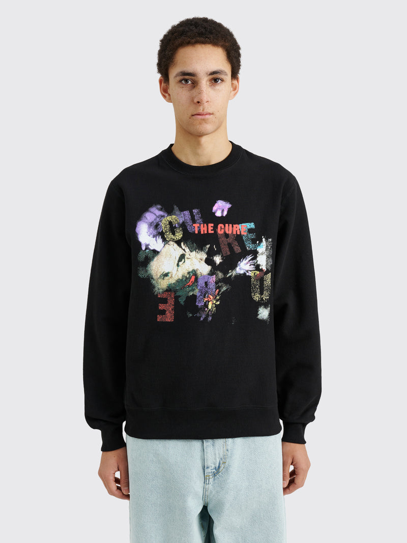 Noah - x the cure crewneck sweatshirt black