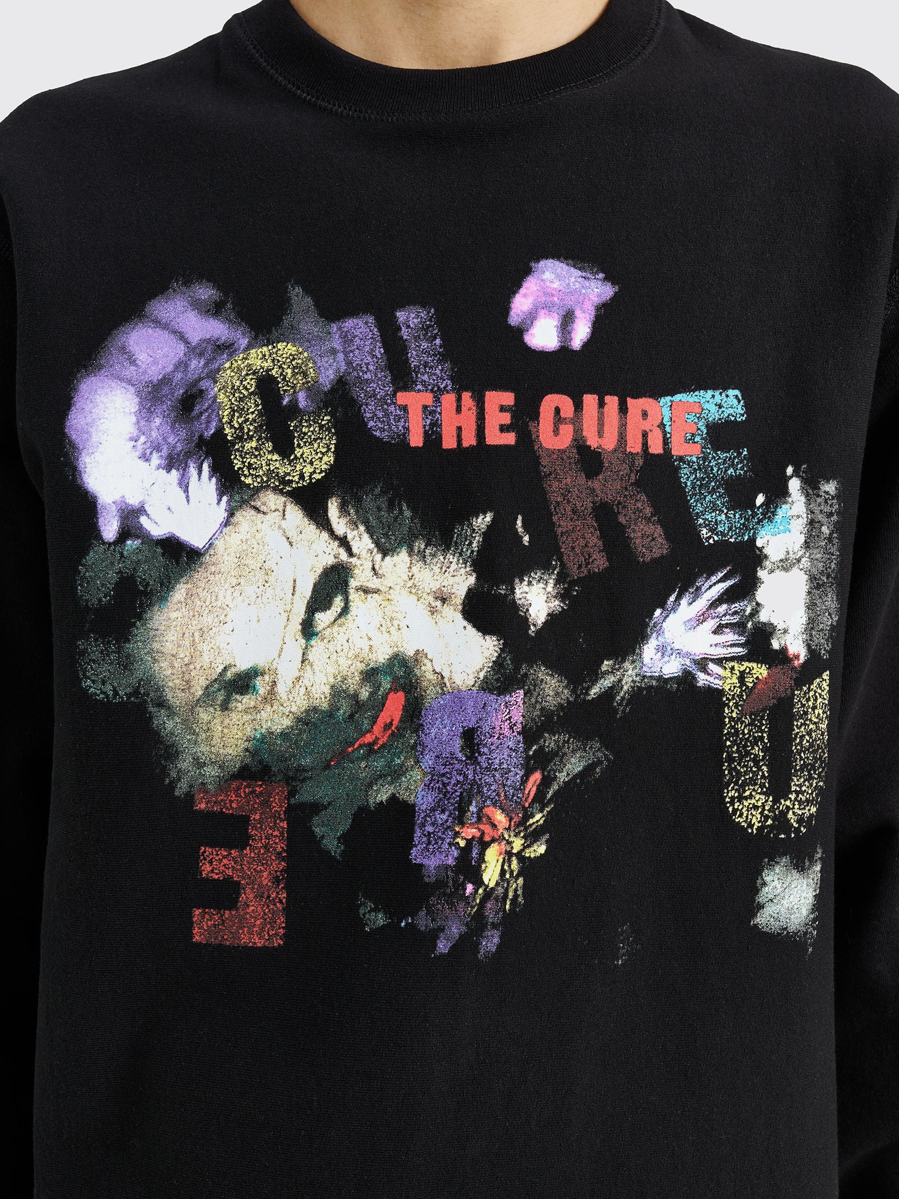 Noah x The Cure Crewneck Sweatshirt Black