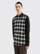 Noah Plaid Panel Shirt Black / White