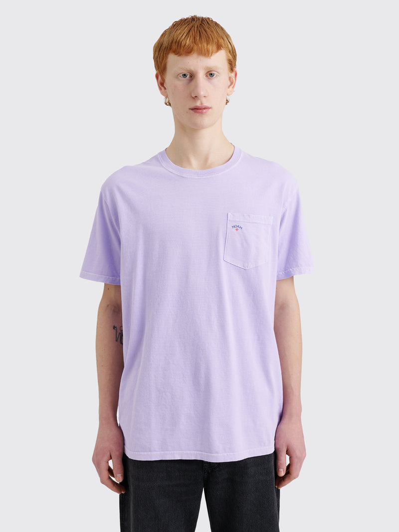 Noah - core logo pocket tee lilac breeze