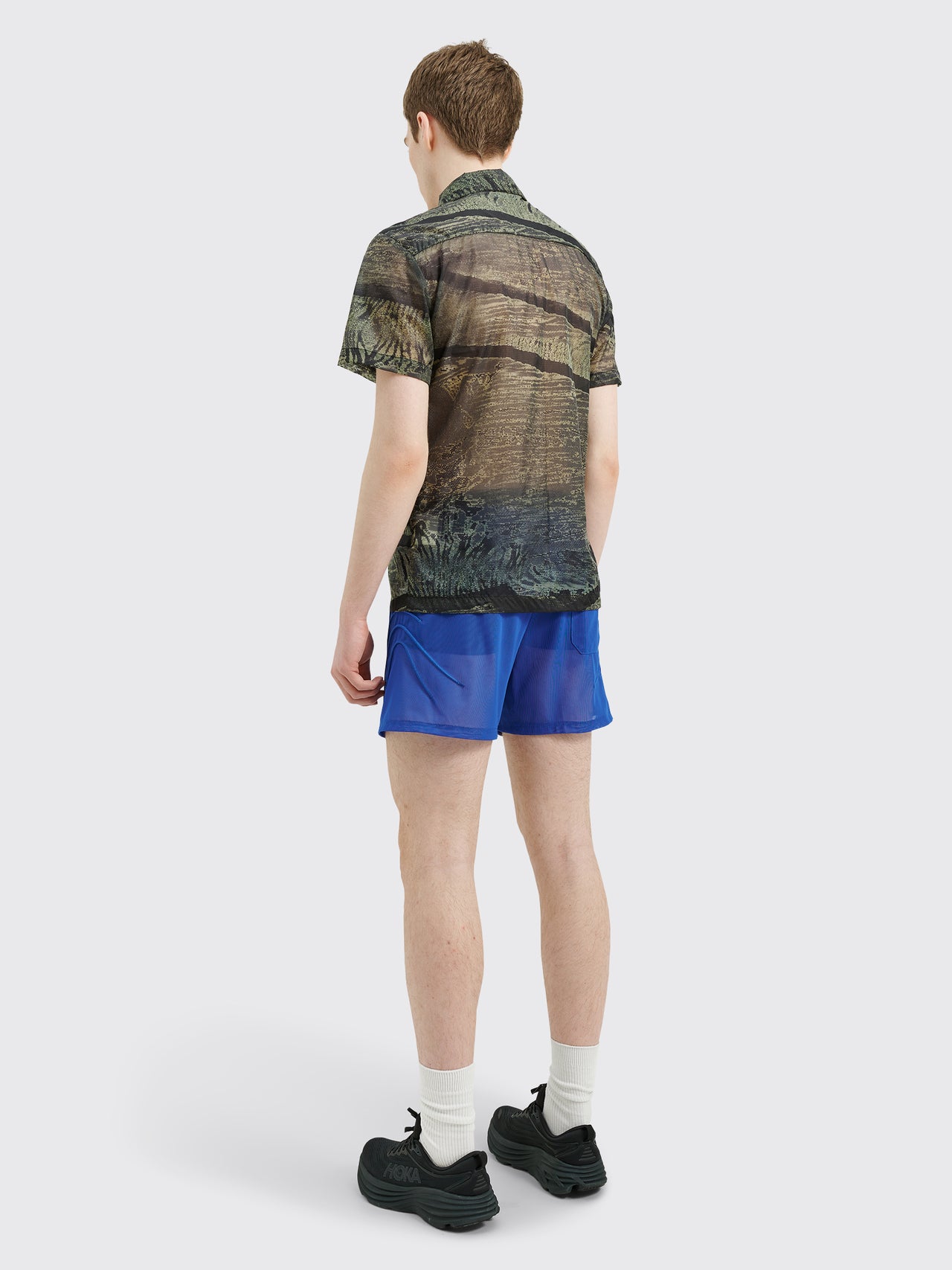 Olly Shinder Veins Sports Shorts Blue