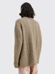 Our Legacy Funky Chain Knit Popover Roundneck Sweater Peafowl