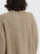 Our Legacy Funky Chain Knit Popover Roundneck Sweater Peafowl