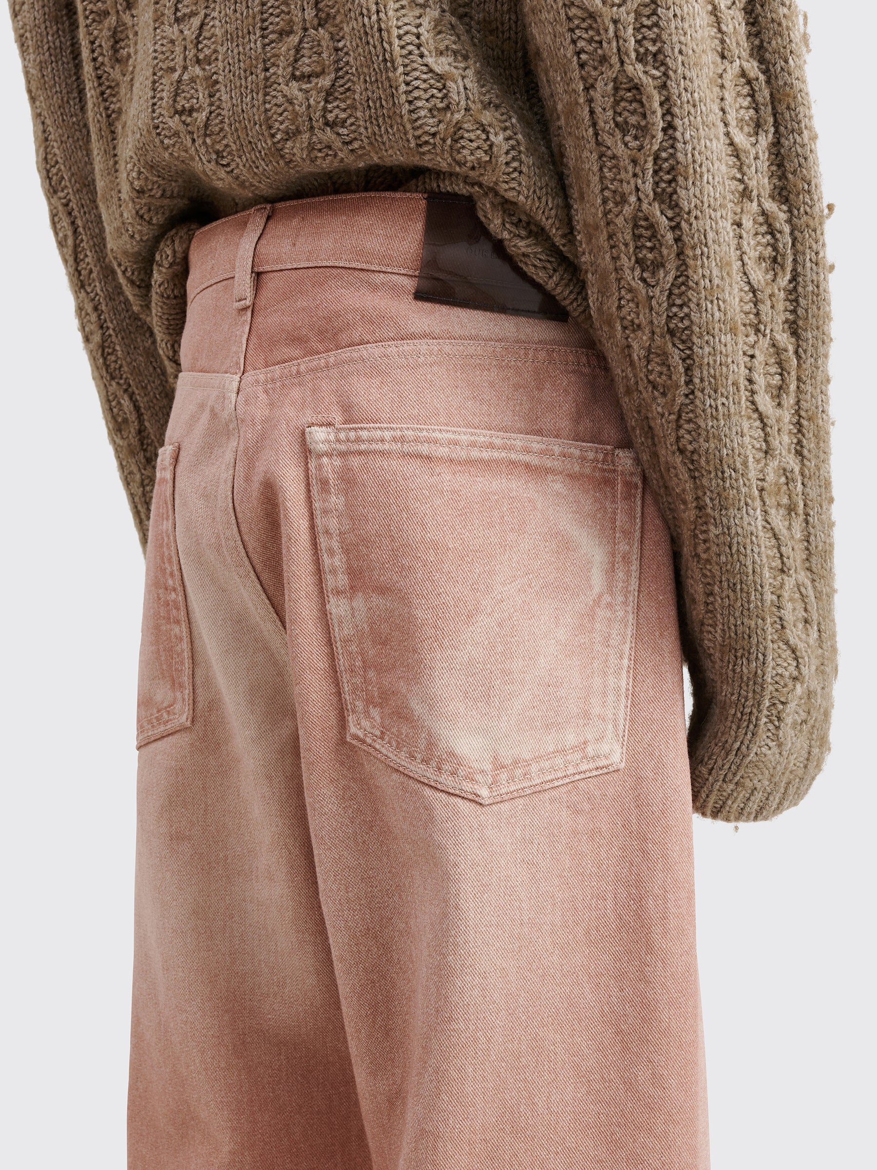 Our Legacy Third Cut Pants Digital Denim Print Jeans Rust