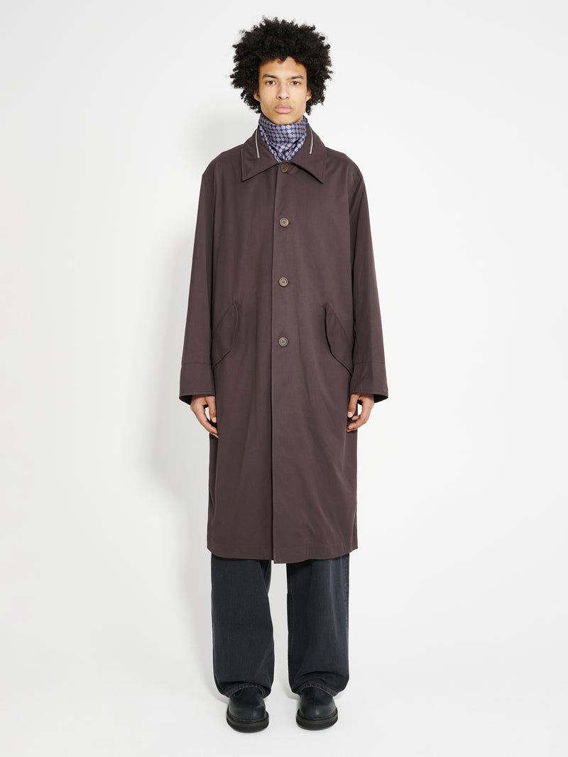 Our Legacy - emerge coat profound brown peached tech